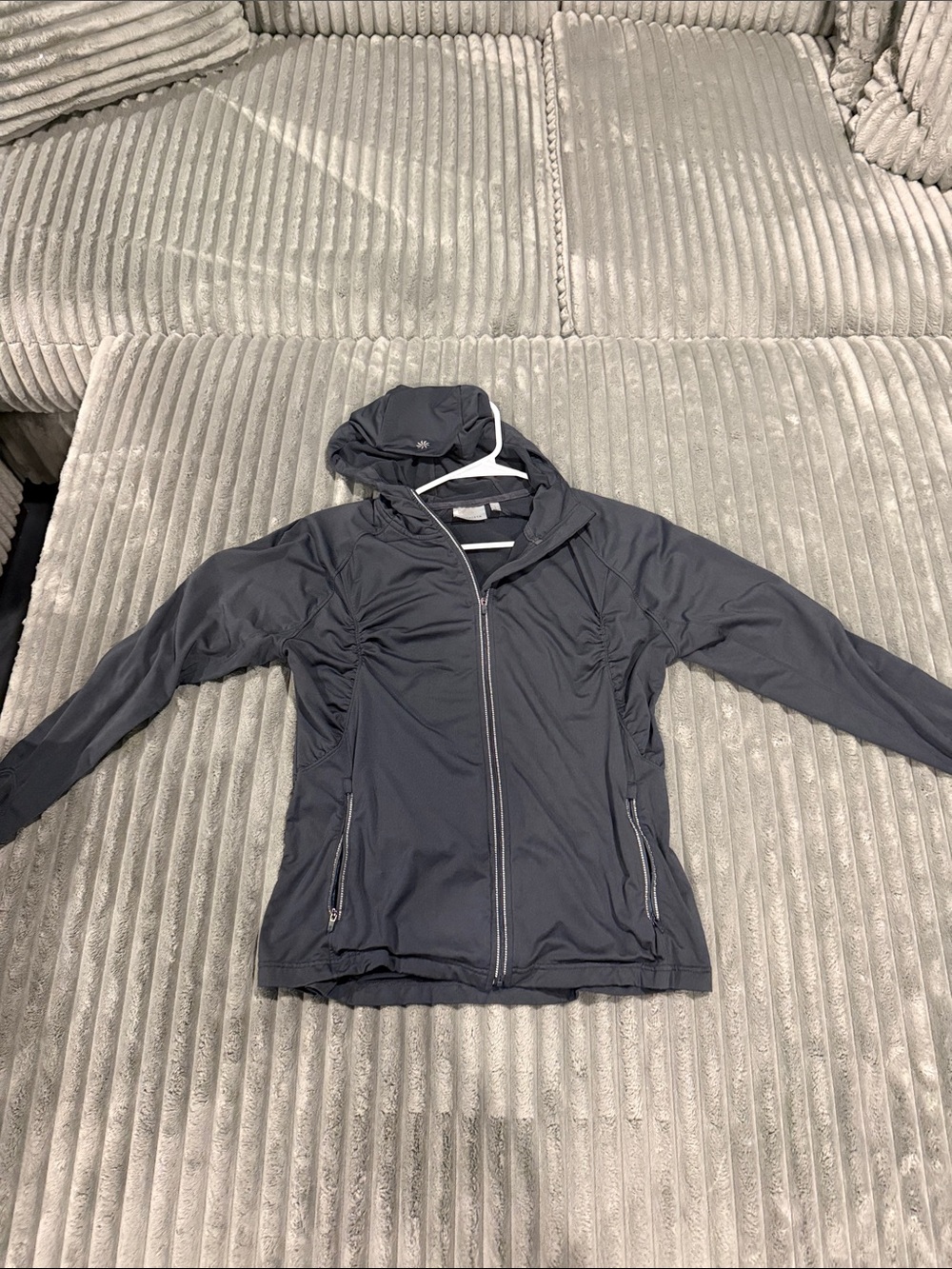 Athleta Women's Hooded Utility Jacket - Black